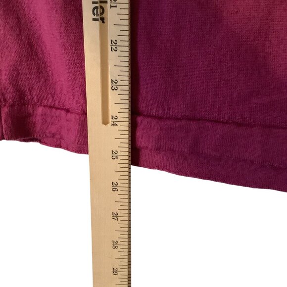 J.Jill Wearever Collection Washable Merino Wool Sweater Women Size Medium Berry - Picture 6 of 8